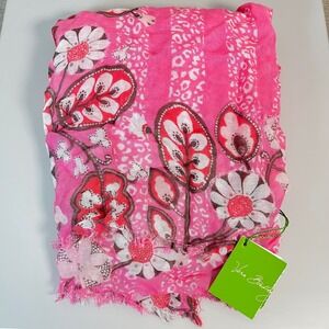 Vera Bradley Nice lightweight scarf, brand new. Pattern is Blush Pink Cheetah‎
